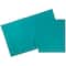 JAM Paper 9.5" x 11.5" Plastic 2 Pocket School POP Folders, 6ct.